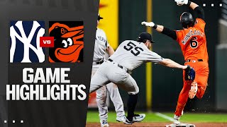 Yankees vs. Orioles Game Highlights (9/20/25) | MLB Highlights