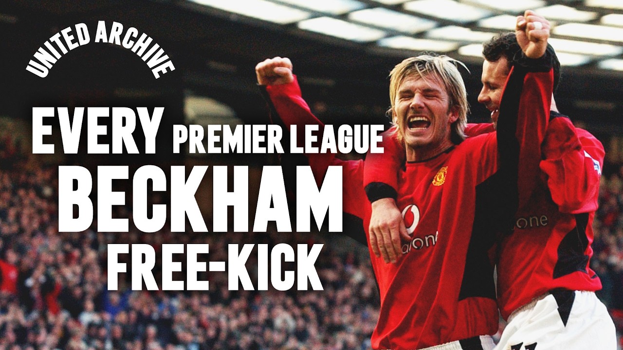 EVERY David Beckham Premier League Free-Kick! ☄️