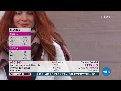 HSN | Cold Weather Fashions featuring Laurier Outerwear Premiere 10.31.2019 - 07 PM