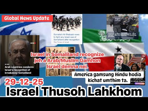 29-12-25 Pangal gamhon Israel te demna nei || America gama Hindu ho || Myanmar ~ Manipur