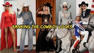 RANKING ALL OF BEYONCÉ “COWBOY CARTER” INSPIRED LOOKS! 🏇🏽🇺🇸