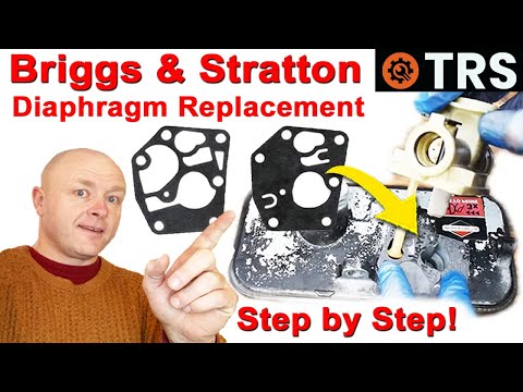 Briggs & Stratton Carburetor Diaphragm Replacement- Lawn Mower Engine Diaphragm  (by Craig Kirkman)