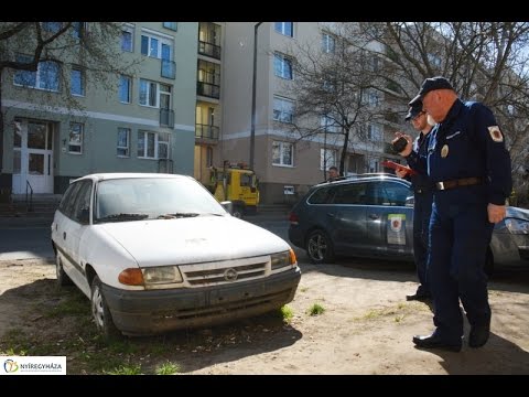 Elhagyott járművek a közterületeken