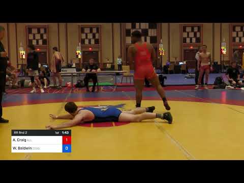 97 Kg Rr Rnd 2 - Austin Craig, All Navy Wrestling Vs William Baldwin, Cougar Wrestling Club 776c