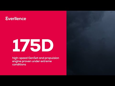 175D marine engine inclination testing