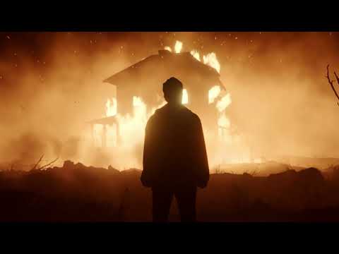 House Burning Flames Fire   Stock Video Footage