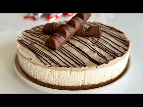 CHEESECAKE FACILE KINDER BUENO !!! SANS CUISSON SANS GELATINE ! UN DELICE!