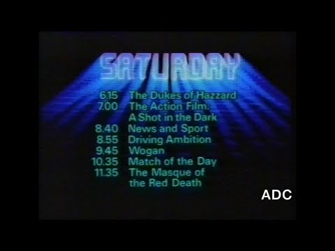 BBC1 trailer, news, weather & link 30th March 1984