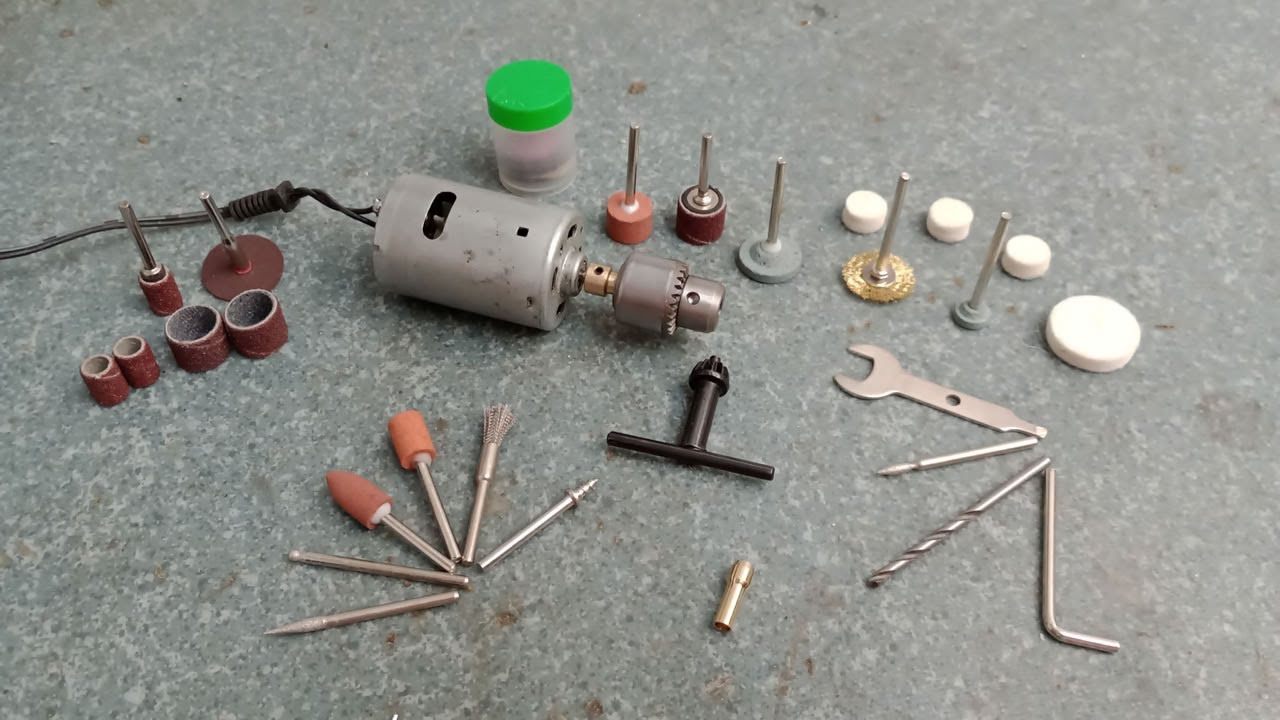 ✅ Mini Furadeira Usando um Motor de Compressor Automotivo