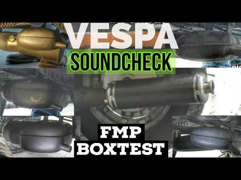 15x VESPA exhaust SOUNDcheck | NOISE ranking | quattrini M244 | FMPboxTEST | nr57 |