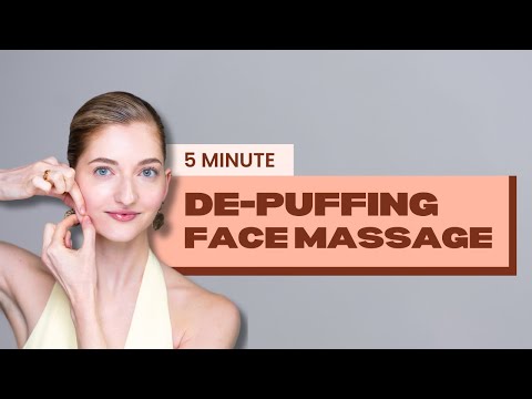 5-Min De-Puffing Face Massage | Face Fitness, Facial Fitness, Facial Yoga