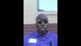 Avon Man Timothy Brown says "stay focused!"