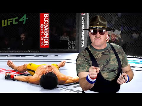 UFC4 | Bruce Lee vs. Sergeant Slaughter (EA sports UFC 4)