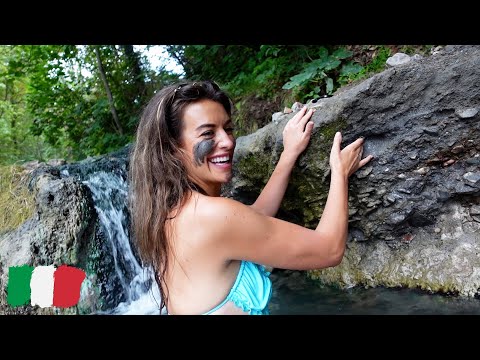 THE BEST thermal springs in Tuscany 🇮🇹... There's no-one here!