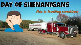 SHENANIGANS | Day in the life of a trucker | Hauling propane transport