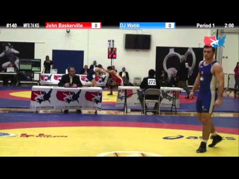 74 KG Consolation R1 - John Baskerville (UNA) vs. DJ Webb (CAN)
