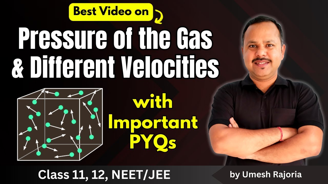 2. Pressure of the Gas & Different Velocities | Kinetic Theory of Gases | 11th Physics #neet #cbse