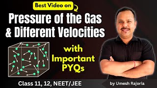 2. Pressure of the Gas & Different Velocities | Kinetic Theory of Gases | 11th Physics #neet #cbse