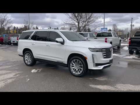 2021 Cadillac Escalade 4WD Premium Luxury Platinum for sale at Royal Chevrolet in Orangeville, ON