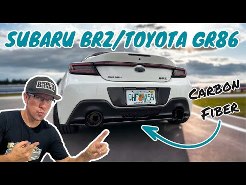 NOBLE STI STYLE CARBON FIBER REAR DIFFUSER | 2022+ SUBARU BRZ | 2022 TOYOTA GR86