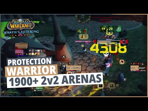 WoW wotlk PvP - 2v2 Arena 1900+ rating : Prot Warrior / Preg Paladin