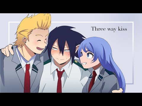 three way kiss || animation meme
