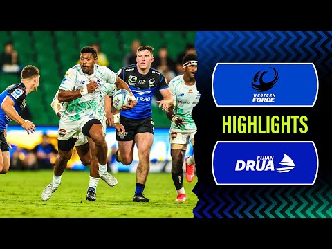 Super Rugby Pacific 2023 | Force v Fijian Drua | Rd 12 Highlights