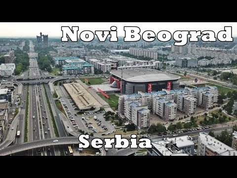 [DroneRAW] Brutalist architecture in Novi Beograd (Belgrade, Serbia)