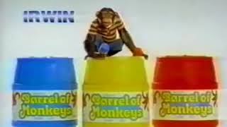 Barrel of Monkeys &amp; 4-in-1 Master Workshop from Irwin commercials (1991)