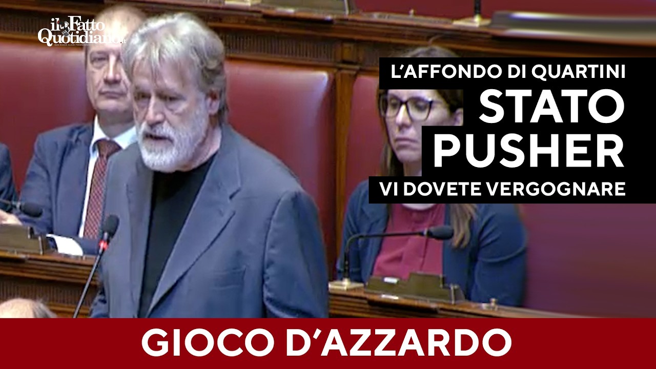 Azzardo di Stato, Quartini (M5S): "Un compromesso tossico e ipocrita. Vergognatevi"