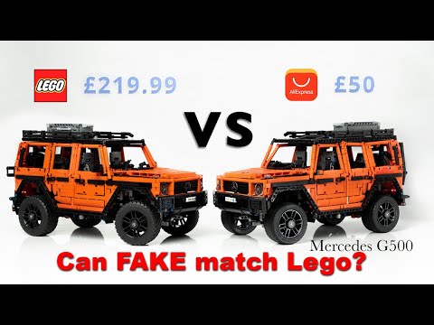 Nice try! Lego Mercedes G500 vs cheap AliExpress copy