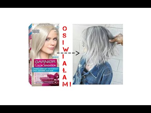 Test farby Garnier Srebrny Popieraty Blond I biedronka I