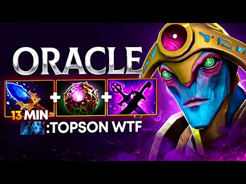 ТОПСОН снова за старое.. ORACLE MID Topson Dota 2