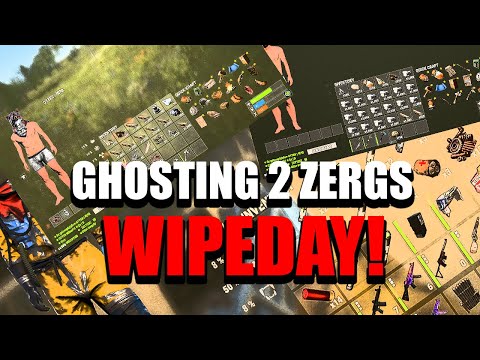 HOW GHOSTING 2 ZERGS LED TO A 3 MAN DOMINATING WIPE DAY ON MOST COMPETIVE SERVER ON RUST!