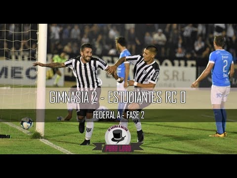 www.PuroLobo.com:  Gimnasia (MZA) 2 - Estudiantes (RC) 0 - Fase 2 -  Fecha  6 -Federal A 2017/18