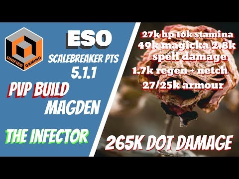 ESO Scalebreaker 5.1.1 PTS Magden PvP Build - The Infector