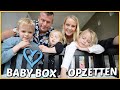 DiT ZiET DE BABY ALS HiJ iN DE BOX LiGT ? ( box opzetten) | Bellinga Vlog #2100
