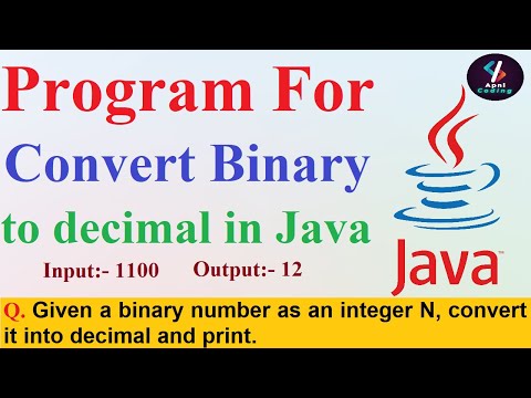 Q30 Binary To Decimal In Java Program To Convert Binary To Decimal In Java