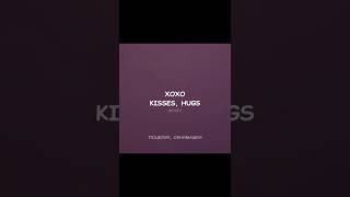 6arelyhuman - XOXO (Kisses hugs) #lyrics #song #songs #video #videoviral #fyp #shorts