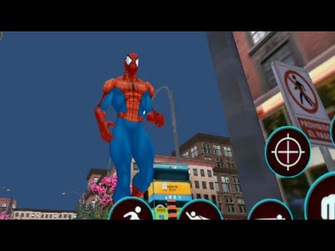 Flying Iron Spider and Rope Superhero Adventure Android Gameplay