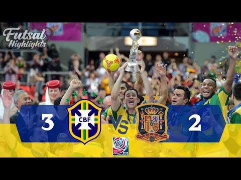 Brasil vs España Futsal | FIFA World Cup Final Tailandia 2012 •Highlights•