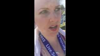 Kamille's thoughts after crossing the finish of the American Fork Run Against Cancer Half Marathon