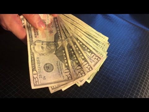 $420 in fifties and twenties (that's a funny number, think about it)