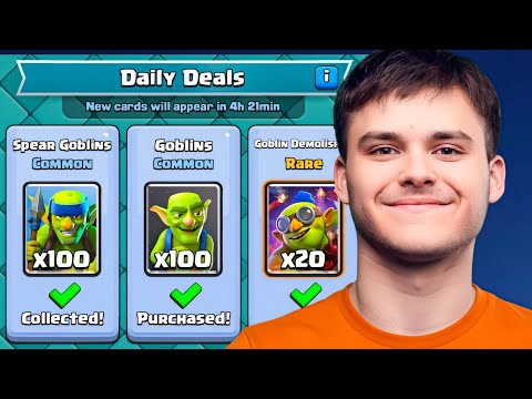 The SHOP Decides My Deck in Clash Royale
