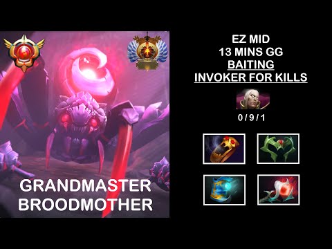 Grandmaster Broodmother - EZ MID - 13 MINS GG - Immortal SEA (0050)