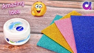 Best out of waste empty Cream Box &amp; foam sheet diy crafts ideas | Project ideas | Artkala