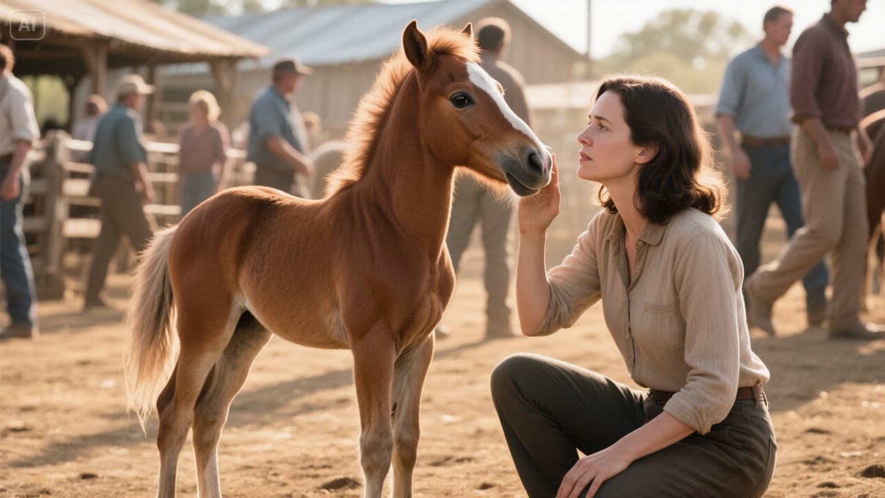 A Weak Little Colt Was Ignored at the Auction... But When Someone Called His Name, Everyone Cried!