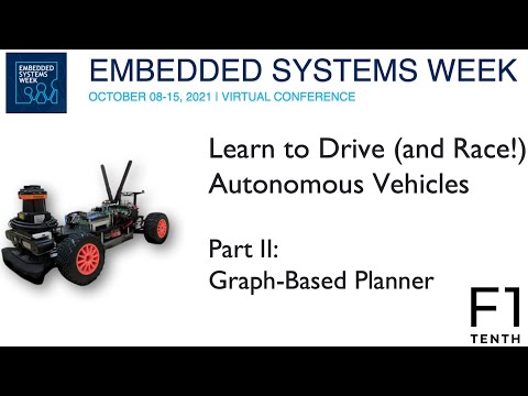 ESWeek 2021 - Education Lecture - Learn to Drive (and Race!) Autonomous Vehicles - Part II: GPL