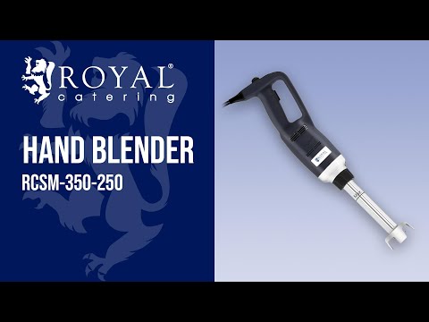 video - Hand blender - 350 W - 250 mm - 18,000 rpm