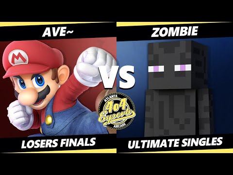 4o4 Smash Night 68 Losers Finals - Ave~ (Mario) Vs. ZOMBIE (Steve) SSBU Ultimate Tournament
